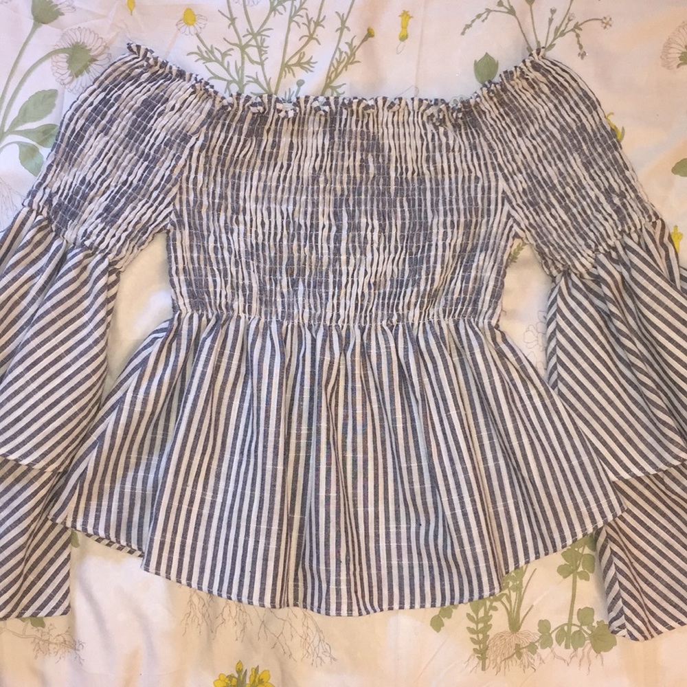 Flair Sleeved Crop Top